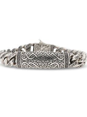 Konstantino 925 Sterling Silver Ss Classic Link Bracelet Size 8"